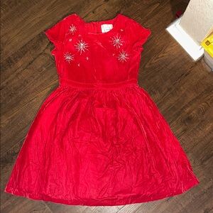Gymboree Scarlet Dress with Star Embellishments